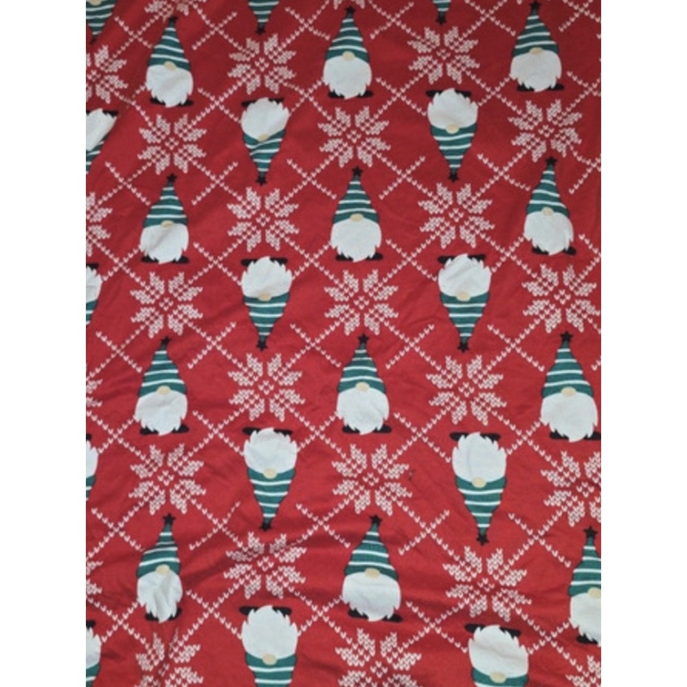 Secret Treasures Sleep Shirt Moo Moo Gnome Snowflake 2X-3X Red Christmas gown